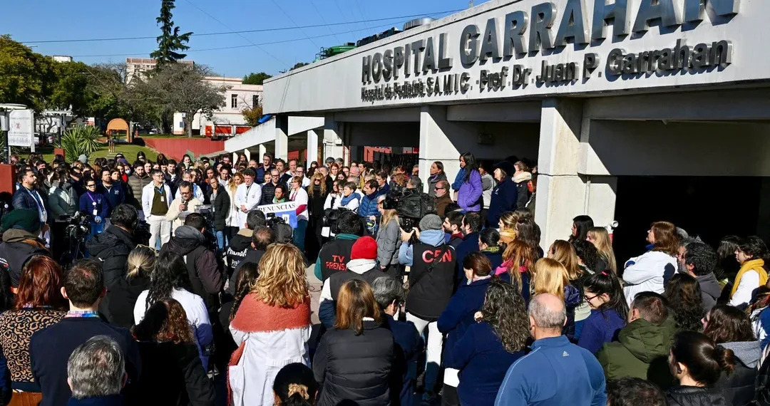 Trabajadores del Garrahan comenzaron un nuevo paro y preparan el acto frente al Congreso
