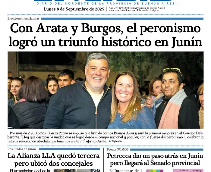 Lunes 8 de septiembre de 2025