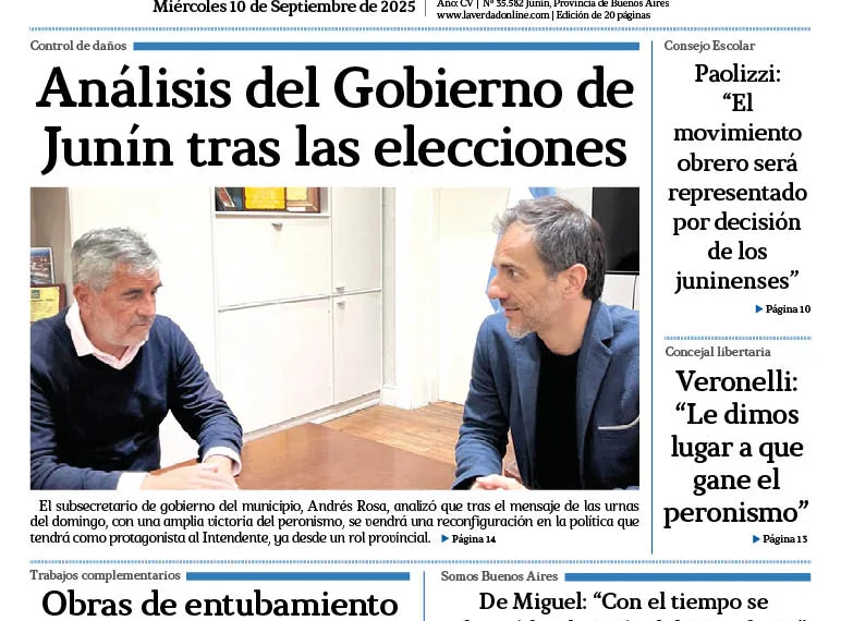 Miércoles 10 de septiembre de 2025