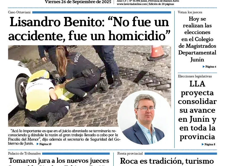 Viernes 26 de septiembre de 2025
