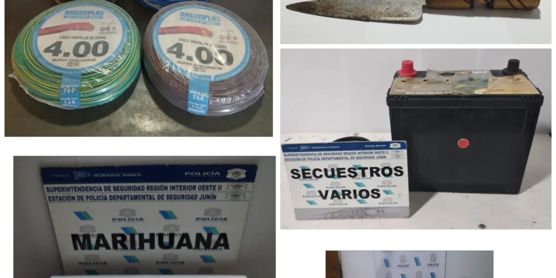 Aprehendidos y secuestros tras la realización de operativos de seguridad