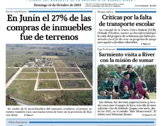 Domingo 12 de octubre de 2025