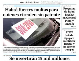 Jueves 2 de octubre de 2025
