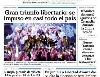 Lunes 27 de octubre de 2025