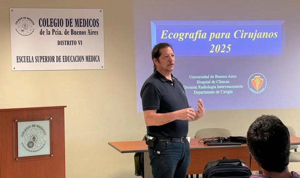 Curso de ecografía itinerante en el Colegio de Médicos