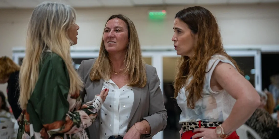 Jimena López y Marina Salzmann visitaron Junín junto a Valeria Arata