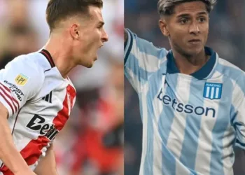Racing y River, duelo decisivo en Rosario por los cuartos de final de la Copa Argentina