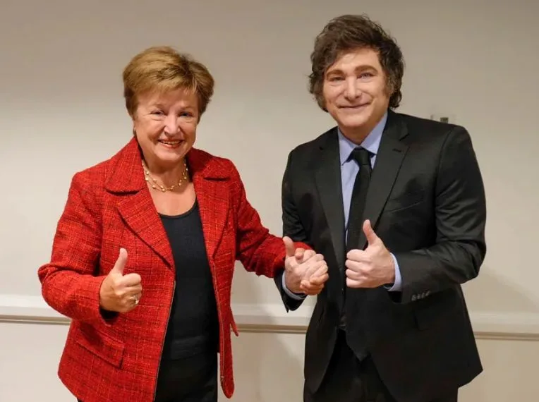 Georgieva aseguró que el FMI y EE.UU. coordinan el apoyo financiero a Argentina
