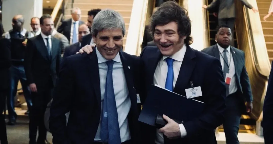 Milei celebró el auxilio de EEUU y reiteró que Luis Caputo es “el mejor ministro de Economía de la historia»
