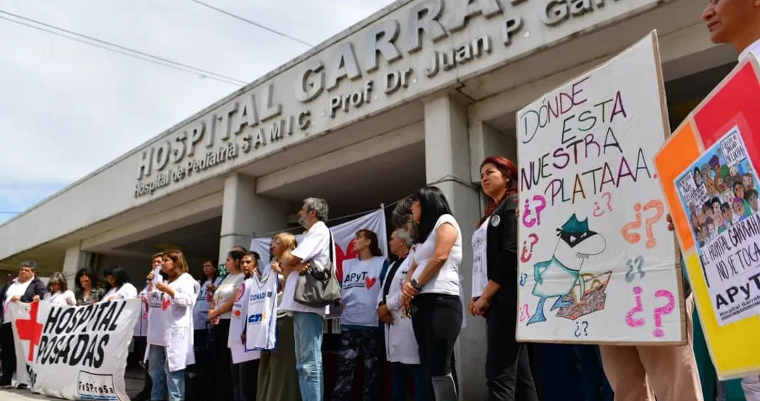 Trabajadores del Garrahan anunciaron una caravana hacia la Quinta de Olivos