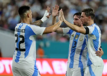 La Selección Argentina, sin Messi, venció a Venezuela en un amistoso de preparación