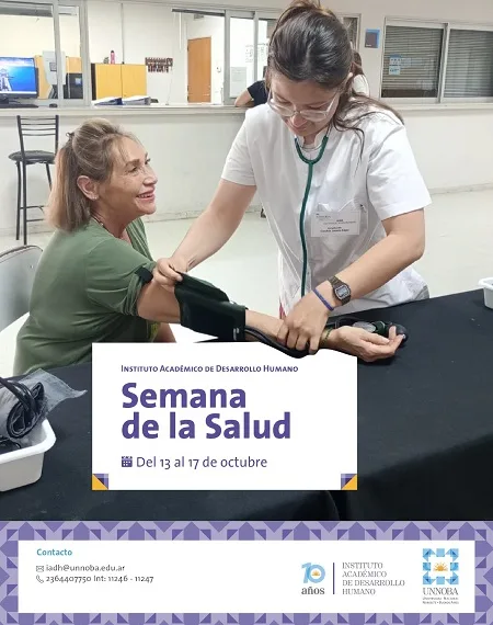 Semana de la Salud: actividades en Junín y Pergamino