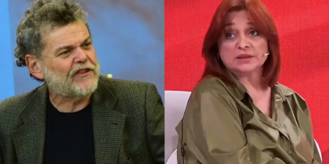 “Comentarista” y “Opinator”: el cruce entre Alfredo Casero y Marcela Feudale
