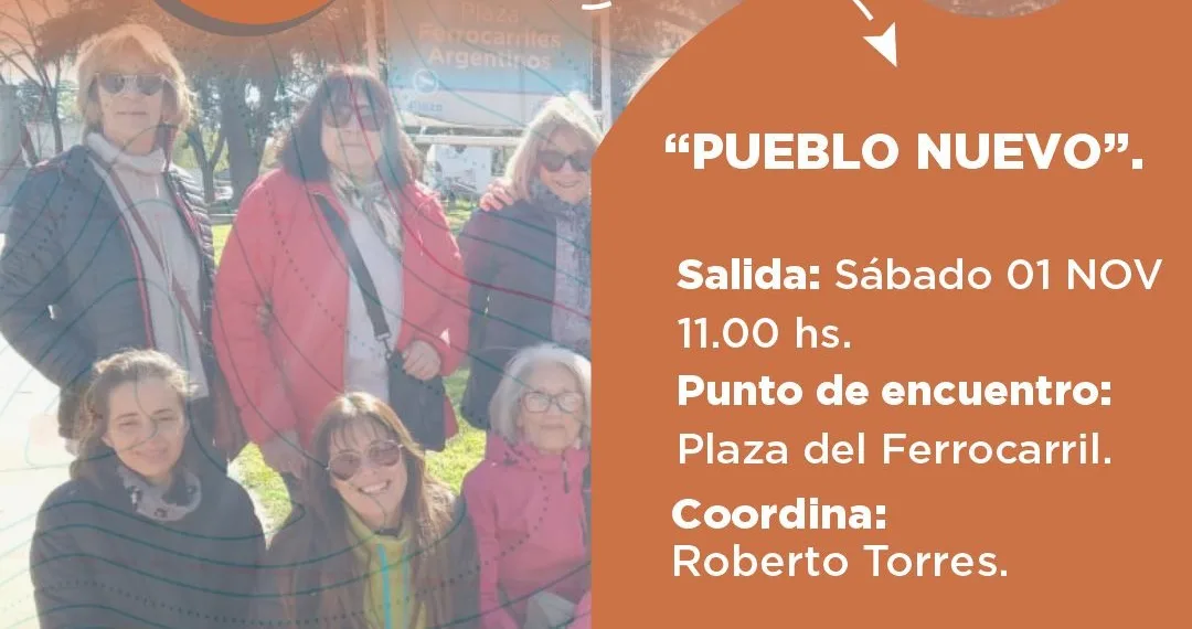 Nueva recorrida por lugares y espacios emblemáticos de Pueblo Nuevo