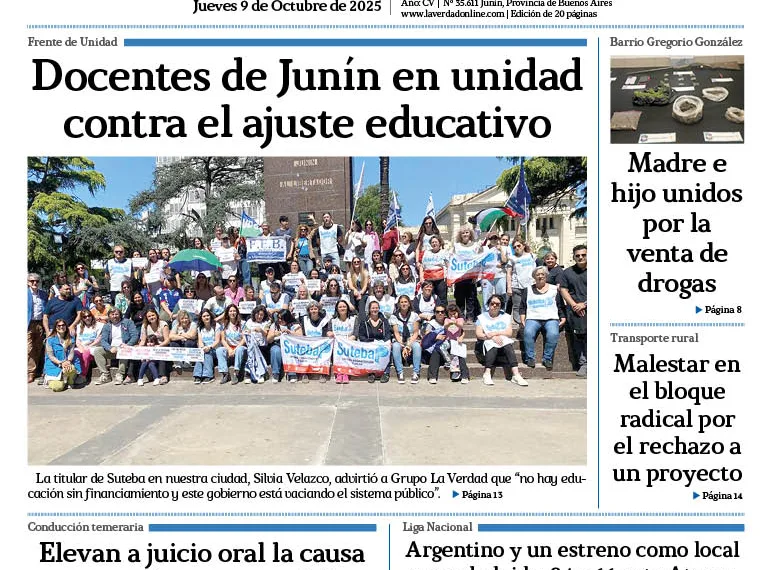 Jueves 9 de octubre de 2025