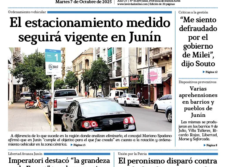 Martes 7 de octubre  de 2025