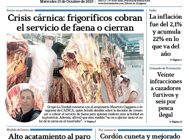 Miércoles 15 de Octubre de 2025