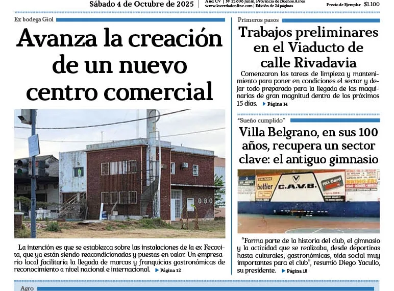 Sabado 4 de octubre  de 2025
