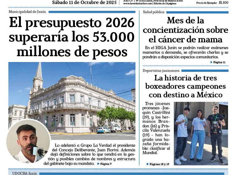 Sábado 11 de octubre de 2025