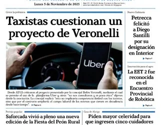 Lunes 3 de noviembre de 2025
