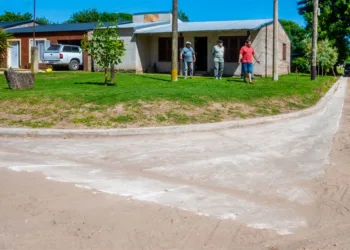 Reclamo histórico: en Morse se realizan más obras de cordón cuneta