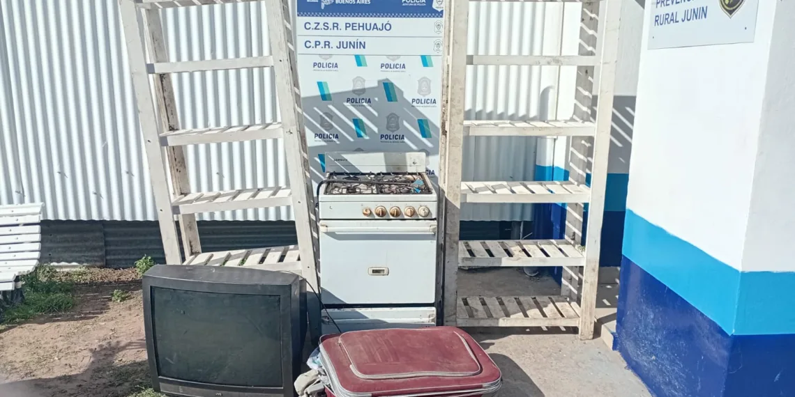 Campo La Cruz: detuvieron a dos sujetos y recuperaron elementos robados