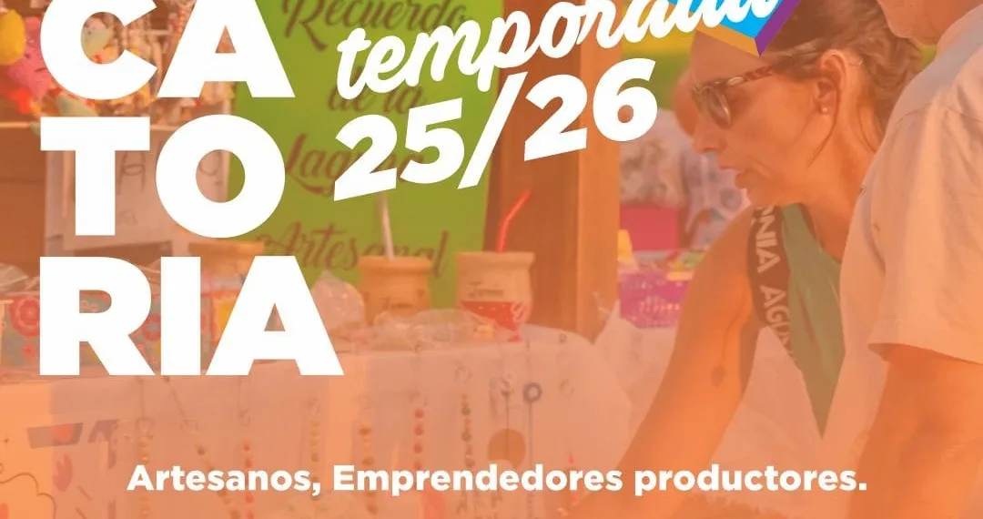 Invitan a emprendedores y artesanos a  inscribirse para el paseo “Las Gaviotas”