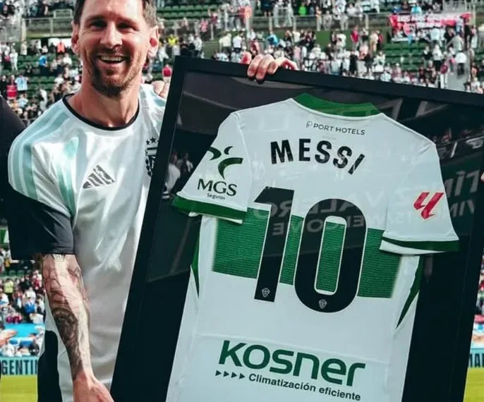 Messi sorprendió en España antes del debut con Argentina