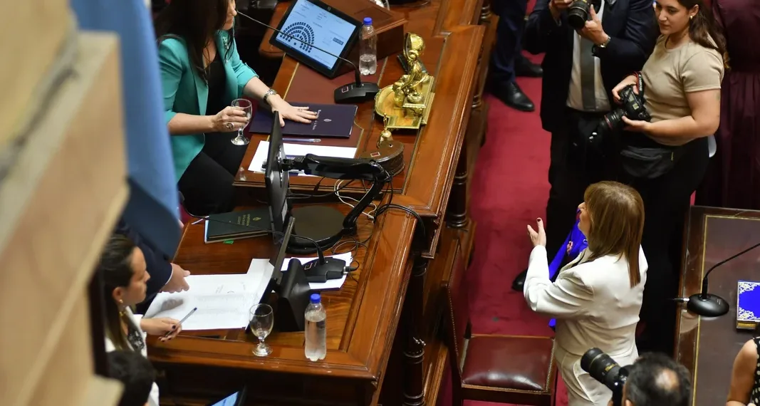 Bullrich cruzó a Villarruel en su primera intervención en el recinto del Senado