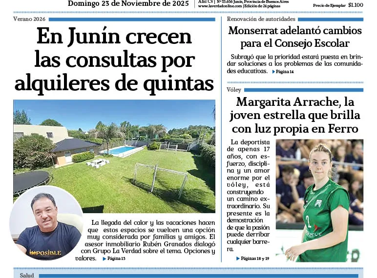 Domingo 23 de noviembre de 2025