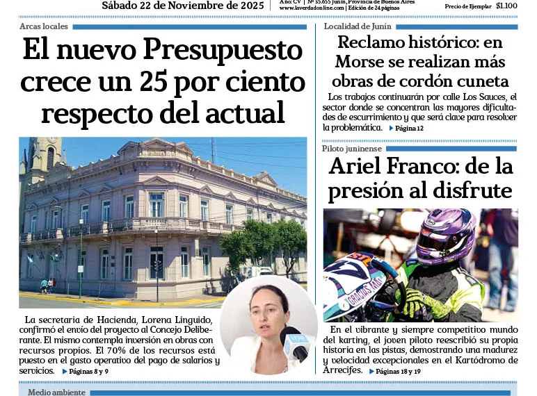 Sabado 22 de noviembre de 2025