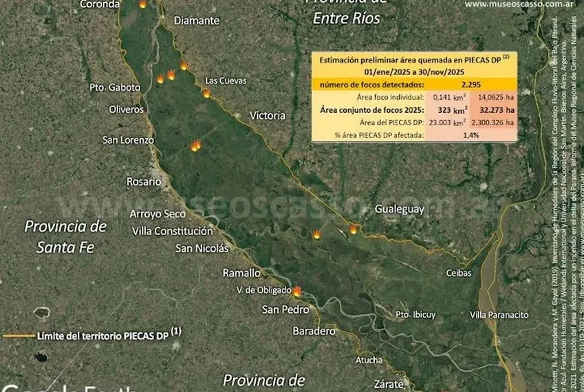 Monitoreo de incendios: se incrementaron 75% los focos detectados