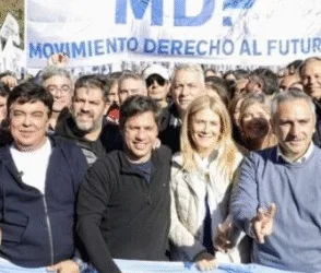 Kicillof se suma a la marcha de la CGT contra la reforma laboral