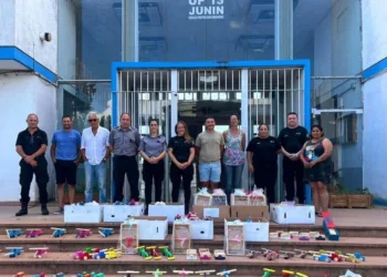 Establecimientos penitenciarios de Junín confeccionaron más de 300 juguetes para una red de merenderos