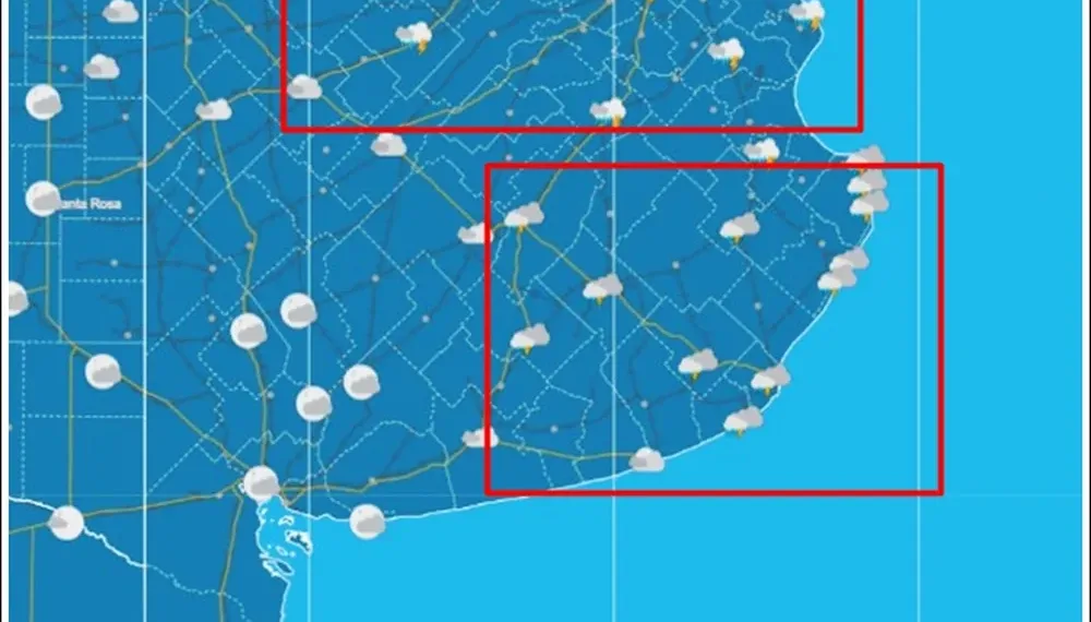 Calor, humedad, lluvias: en qué distritos bonaerenses conviene poner la mesa adentro esta noche