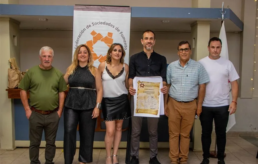 Pablo Petrecca agradeció y destacó el compromiso del fomentismo por Junín