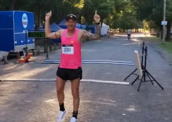 Gastón Cottini participó de la Ultramaratón de San Pedro