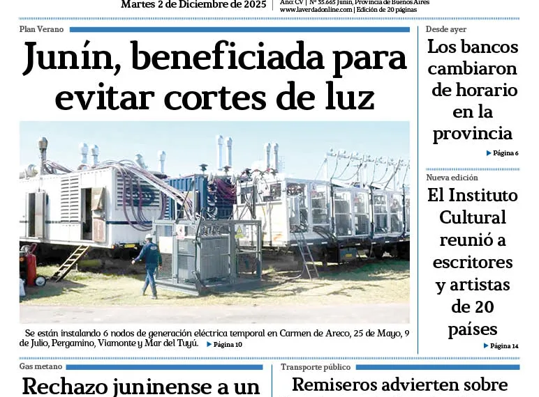 Martes 2 de diciembre de 2025