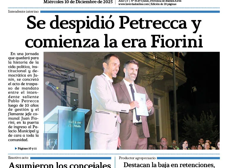 Miércoles 10 de diciembre de 2025