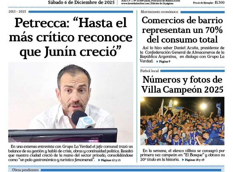 Sabado 6 de diciembre de 2025