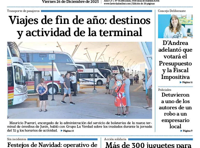 Viernes 26 de diciembre de 2025
