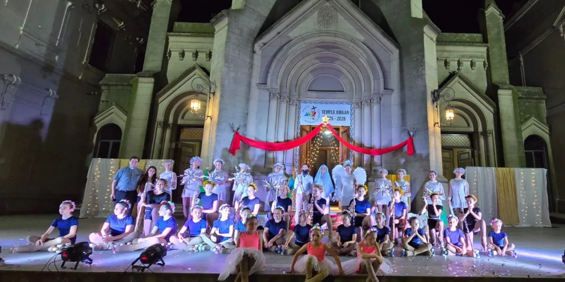 Espectáculo de patín en la Parroquia San Ignacio