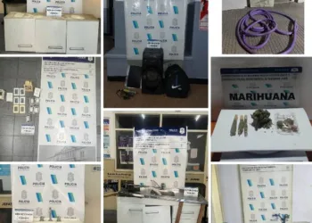 Droga secuestrada, objetos robados recuperados y un arma incautada