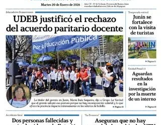 Martes 20 de enero de 2026
