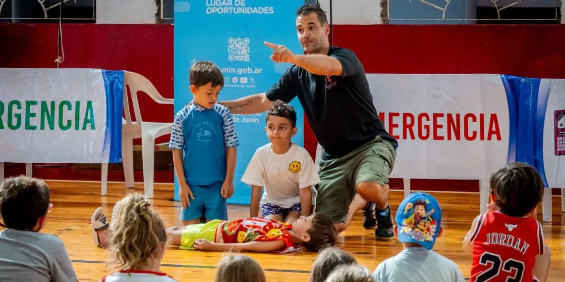 Se capacitaron unos 50 niños en RCP y primeros auxilios