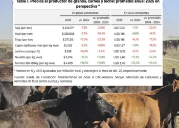 De las actividades agropecuarias, solo la vaca le ganó a la inflación