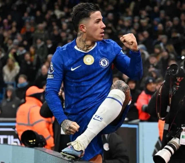 Gol agónico de Enzo Fernández para el empate del Chelsea ante Manchester City