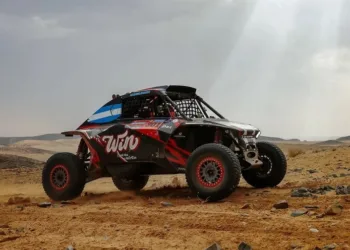 Cavigliasso terminó tercero y se subió al podio en la categoría challenger del Rally Dakar