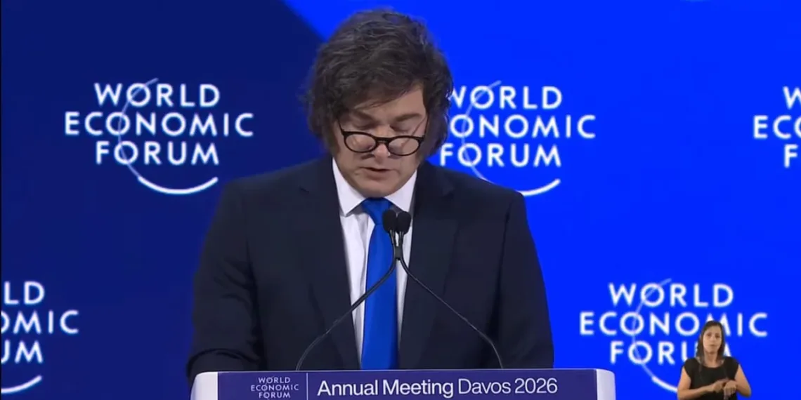 Milei y un guiño a Donald Trump en Davos: “Make Argentina great again“