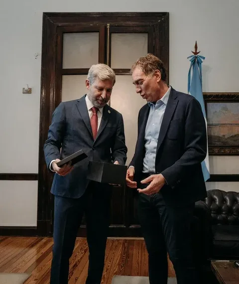 Santilli se llevó de Entre Ríos el apoyo de Rogelio Frigerio para la reforma laboral